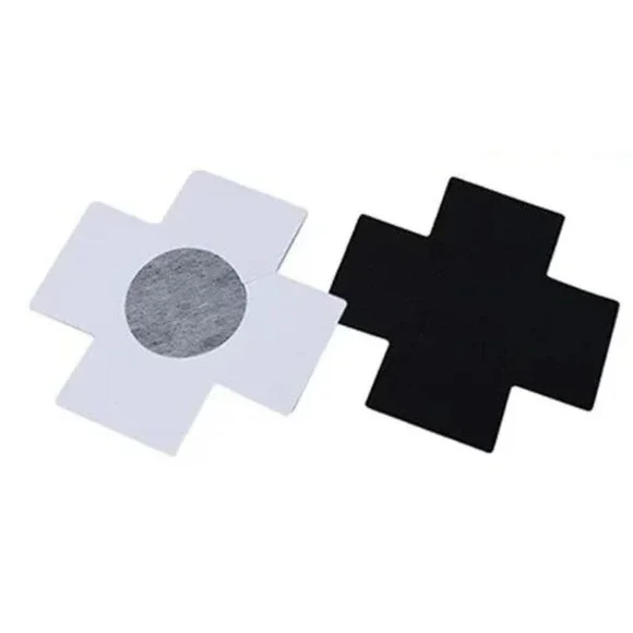 Black X Nipple Cover Pasties Set! - Picture 4 of 6